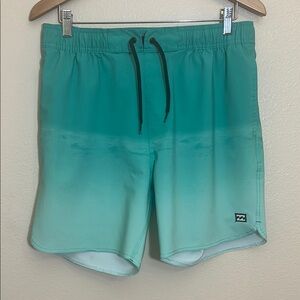 Billabong Green Summer Beach Board Shorts